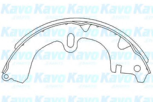 Тормозные колодки KAVO PARTS KBS-9914