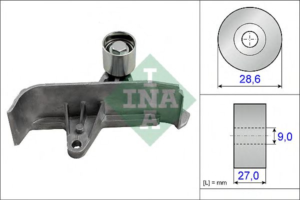 Направляющий / паразитный ролик ремня ГРМ INA 532 0601 10