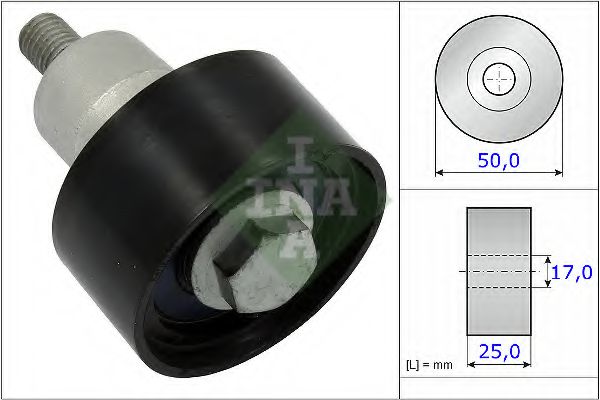 Направляющий / паразитный ролик ремня ГРМ INA 532 0753 10