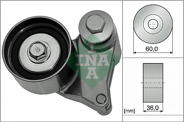Натяжной ролик ремня ГРМ INA 531 0875 10