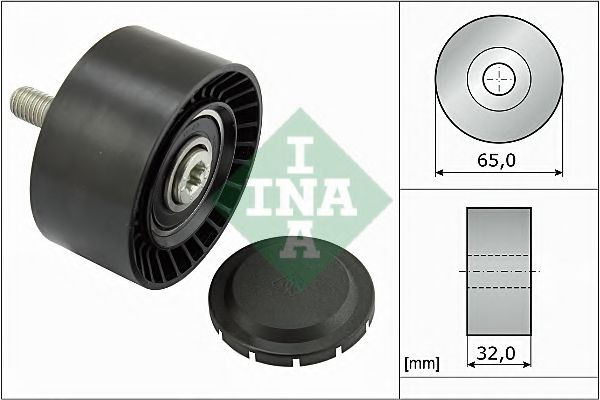 Направляющий / паразитный ролик  поликлинового ремня INA 532 0660 10