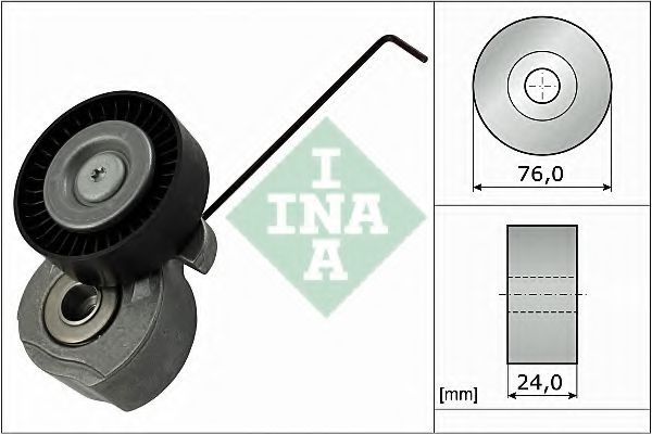 Натяжитель поликлинового ремня INA 534 0324 10