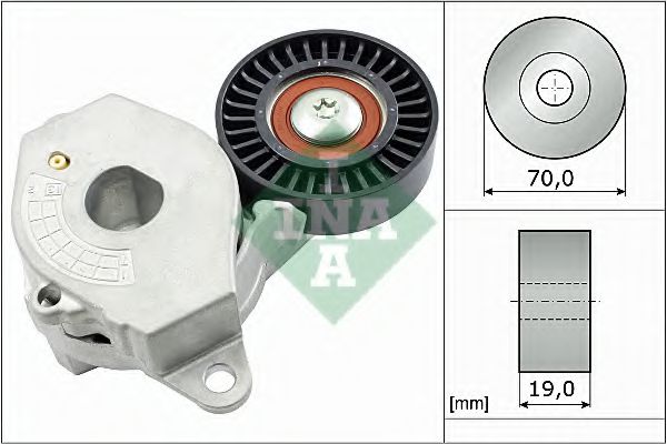 Натяжитель поликлинового ремня INA 534 0545 10
