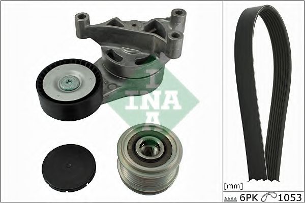 Комплект поликлинового ремня INA 529 0023 10