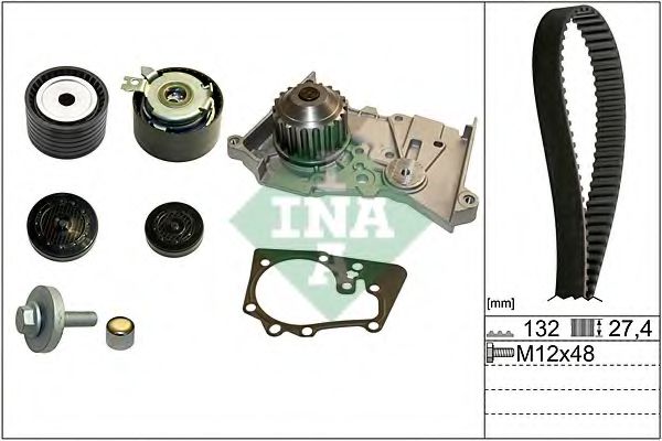 Помпа + комплект ГРМ INA 530 0640 30