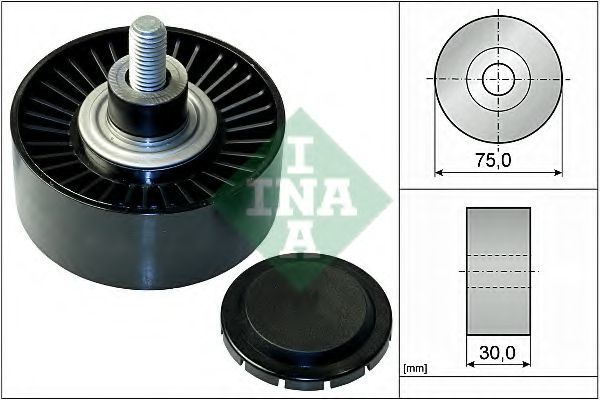 Направляющий / паразитный ролик поликлинового ремня INA 532 0751 10