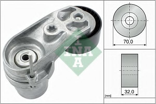 Натяжитель поликлинового ремня INA 534 0433 10