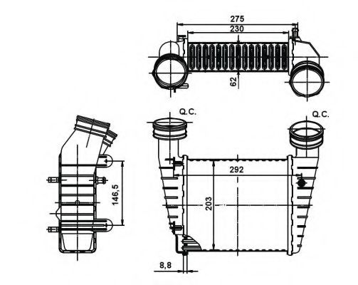 Интеркулер NRF 30138A