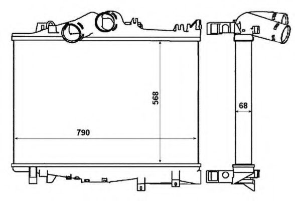 Интеркулер NRF 30229