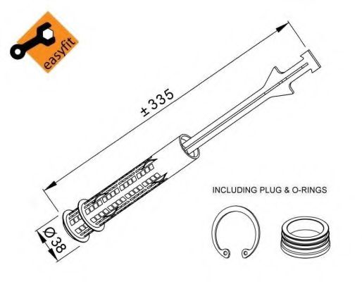 Осушитель кондиционера NRF 33359