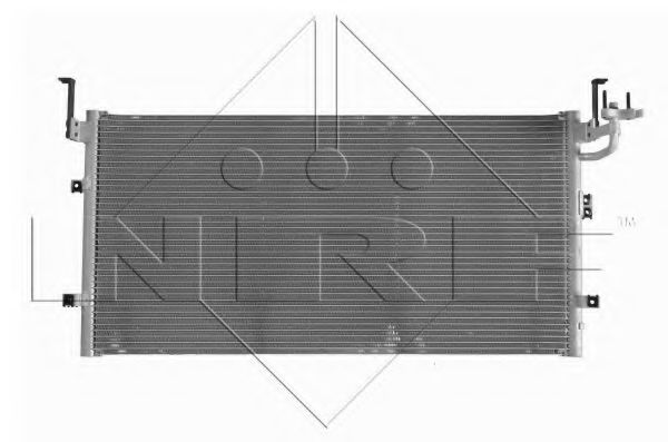 Радиатор кондиционера NRF 350004