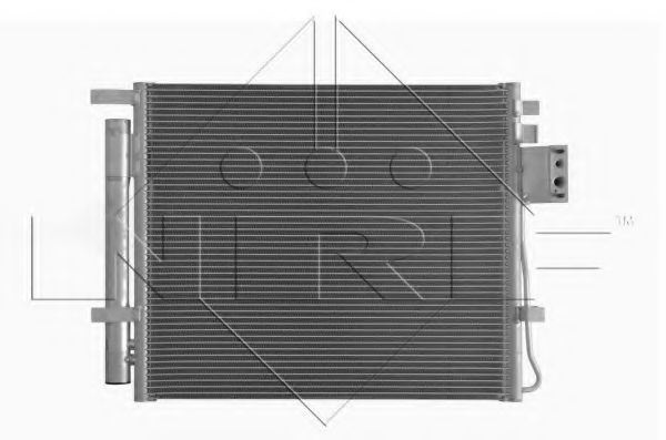 Радіатор кондиціонера NRF 350021