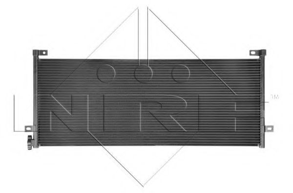 Радіатор кондиціонера NRF 350390