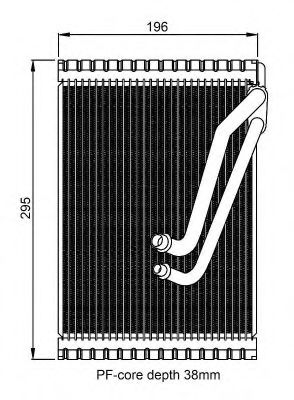 Випарник кондиціонера NRF 36153