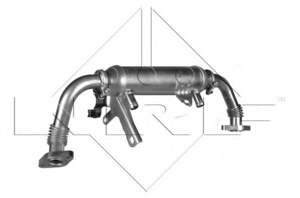Радиатор, рециркуляция ОГ NRF 48003 - Фото 3