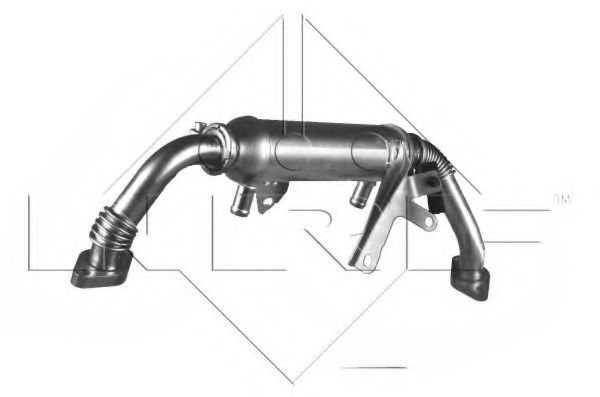 Радиатор, рециркуляция ОГ NRF 48010 - Фото 3