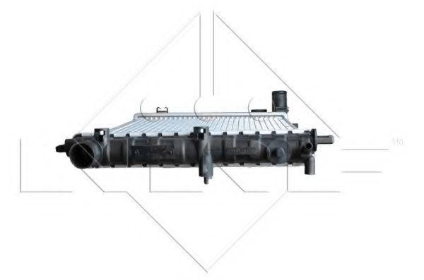 Радіатор, охолодження двигуна NRF 58068 - Фото 4