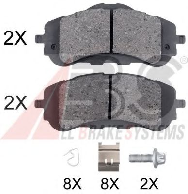 Тормозные колодки A.B.S. 35018
