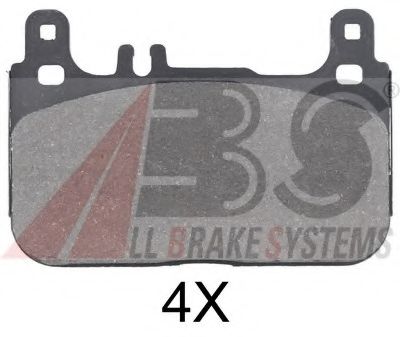 Тормозные колодки A.B.S. 35038