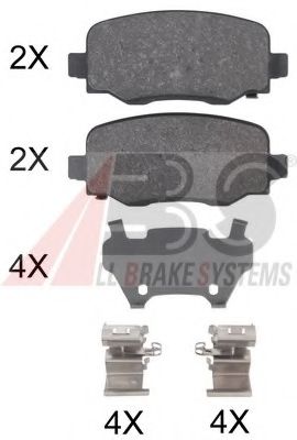 Тормозные колодки A.B.S. 35039
