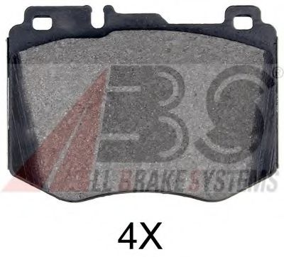 Гальмівні колодки A.B.S. 35064