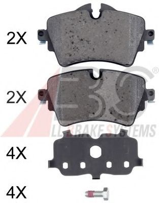Тормозные колодки A.B.S. 35072