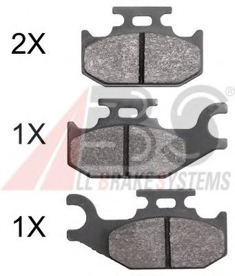 Тормозные колодки A.B.S. 37933