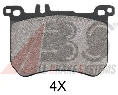 Гальмівні колодки A.B.S. 37955