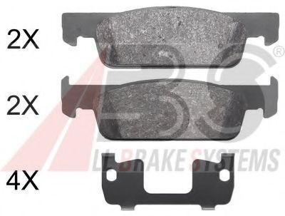 Тормозные колодки A.B.S. 37961