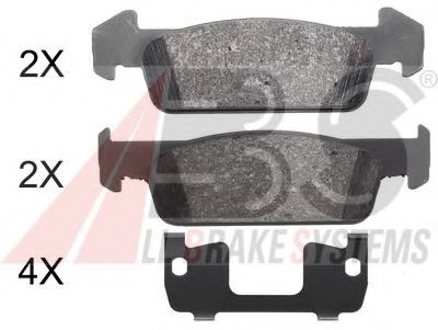 Тормозные колодки A.B.S. 37974