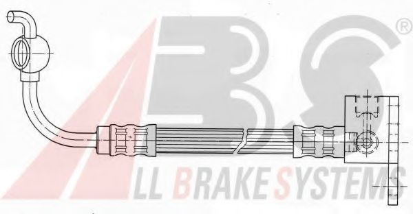 Тормозной шланг A.B.S. SL 3763