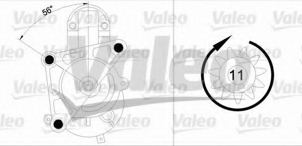 Стартер VALEO 436063