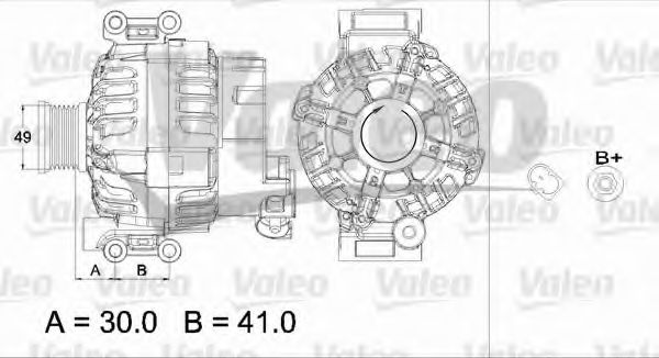 Генератор VALEO 437449