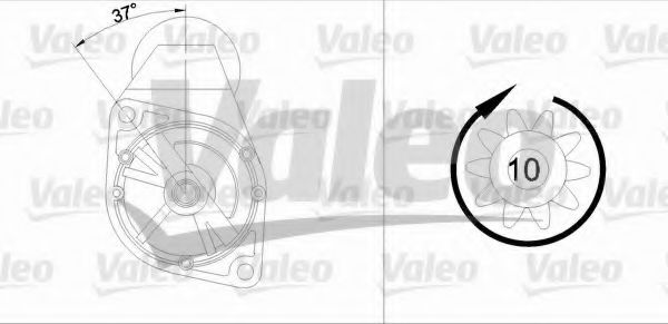 Стартер VALEO 458164