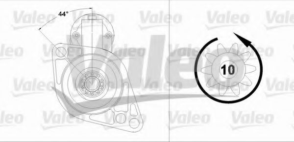Стартер VALEO 458213