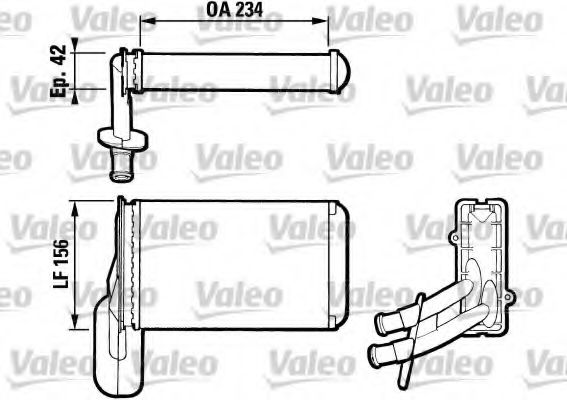 Радиатор отопителя VALEO 812031