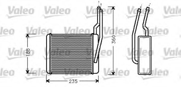Радиатор отопителя VALEO 812274