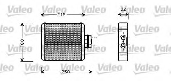 Радиатор отопителя VALEO 812323