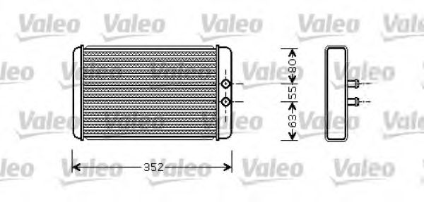 Радиатор отопителя VALEO 812358