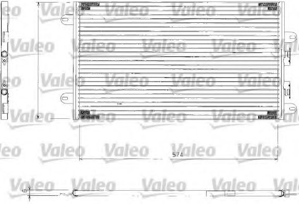 Радіатор кондиціонера VALEO 817463