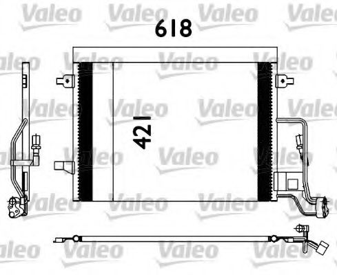 Радиатор кондиционера VALEO 817679