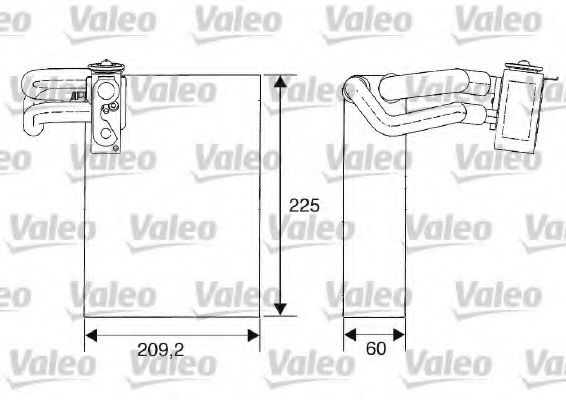 Испаритель кондиционера VALEO 817682
