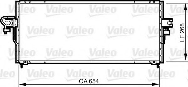 Радіатор кондиціонера VALEO 817794