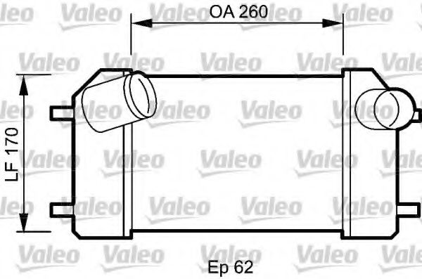 Интеркулер VALEO 818826