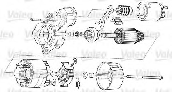 Стартер VALEO D7E8