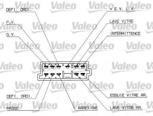 Подрулевой переключатель VALEO 251313 - Фото 1
