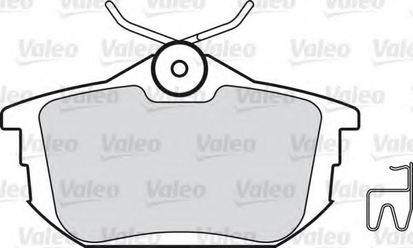 Тормозные колодки VALEO 598492