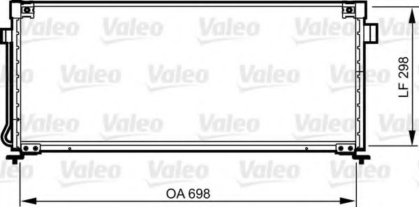 Радіатор кондиціонера VALEO 814259