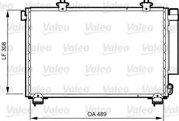 Радиатор кондиционера VALEO 814307