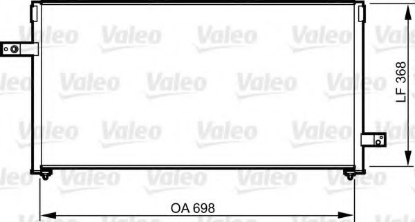 Радиатор кондиционера VALEO 814311